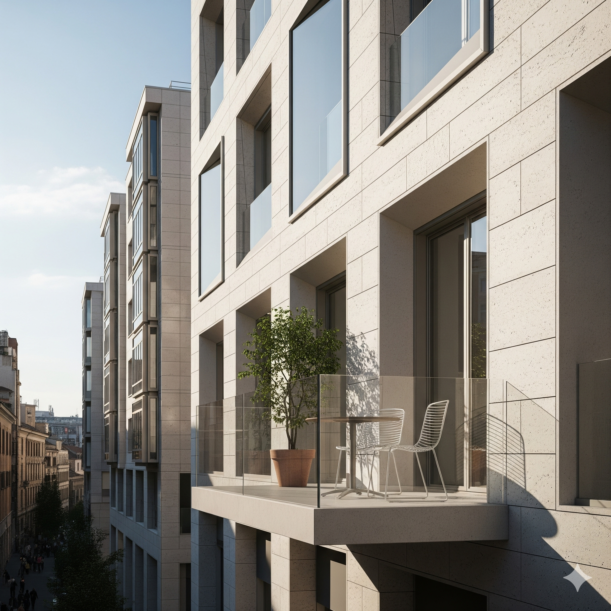 balcone aggettante
